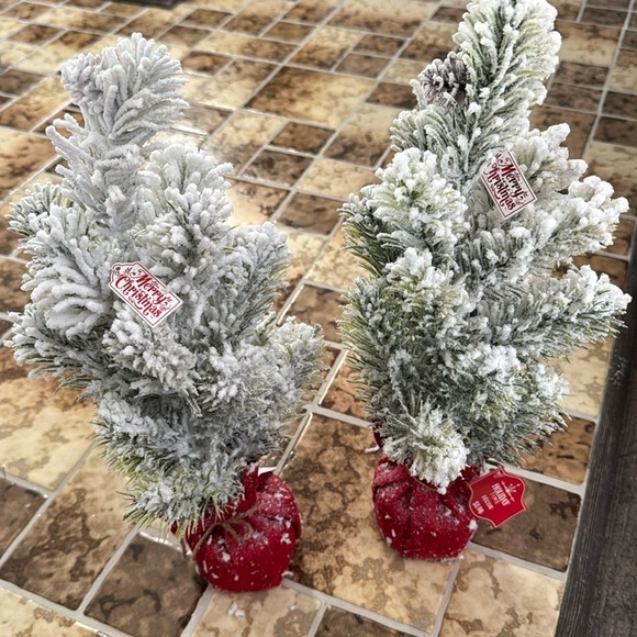 - 2- 16 inches Christmas trees - Picture 1 of 4
